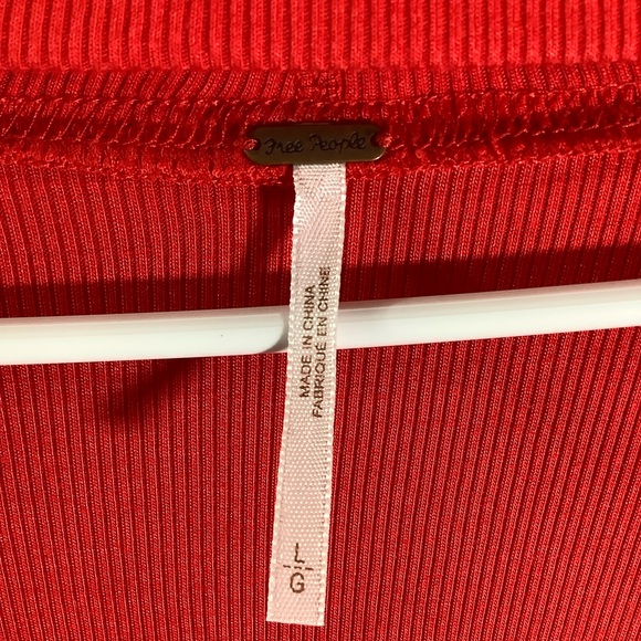 Free People Cut Out Front Tunic Top - Picture 5 of 6